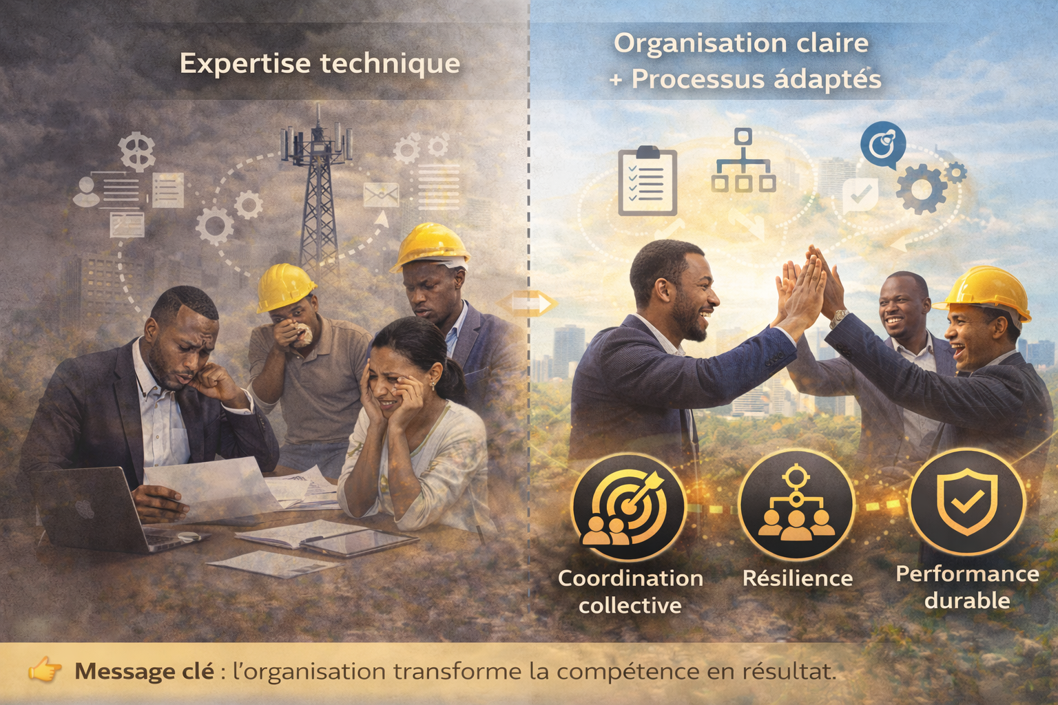 De la compétence individuelle à la performance collective : le rôle de l’organisation